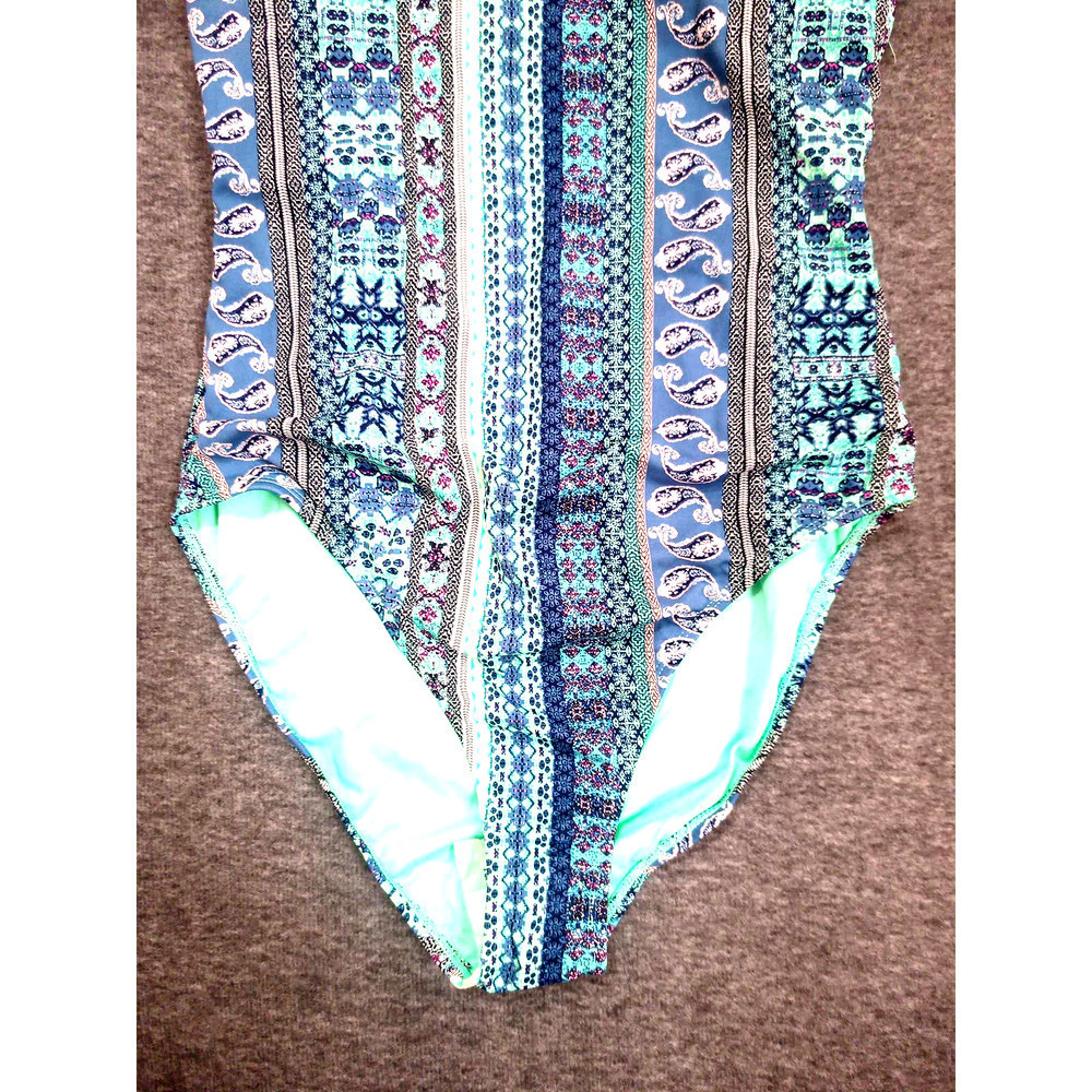 NWT Arizona L Bohemian Strappy One Piece Swimsuit - Picture 4 of 6
